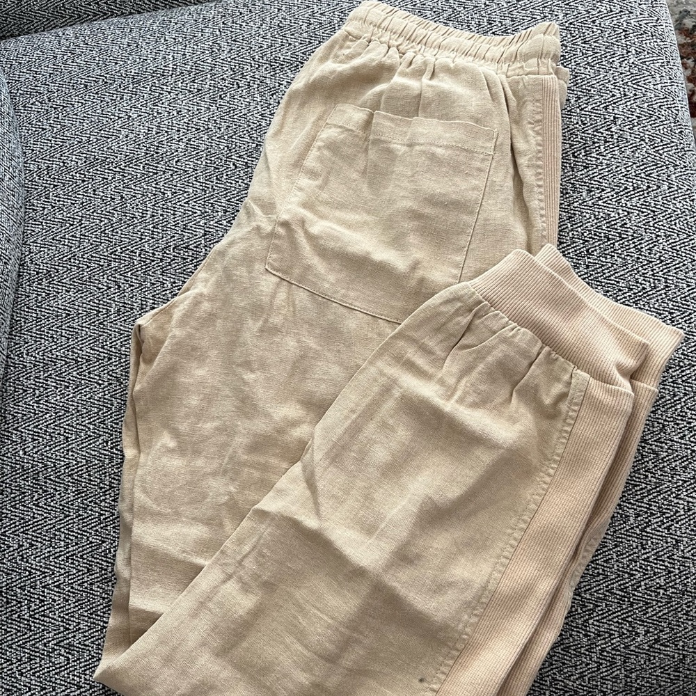 Size small tan Impressions Boutique joggers